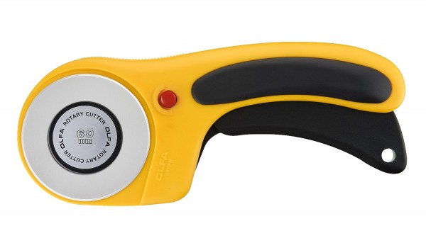 OLFA 60 мм, нож с круговым лезвием и пистолетной рукояткой OL-RTY-3/DX